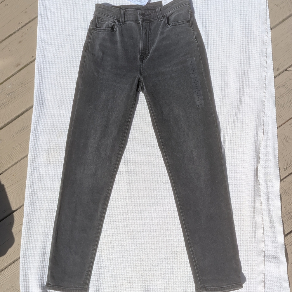 American Eagle Outfitters Women's Gray Mom Jeans